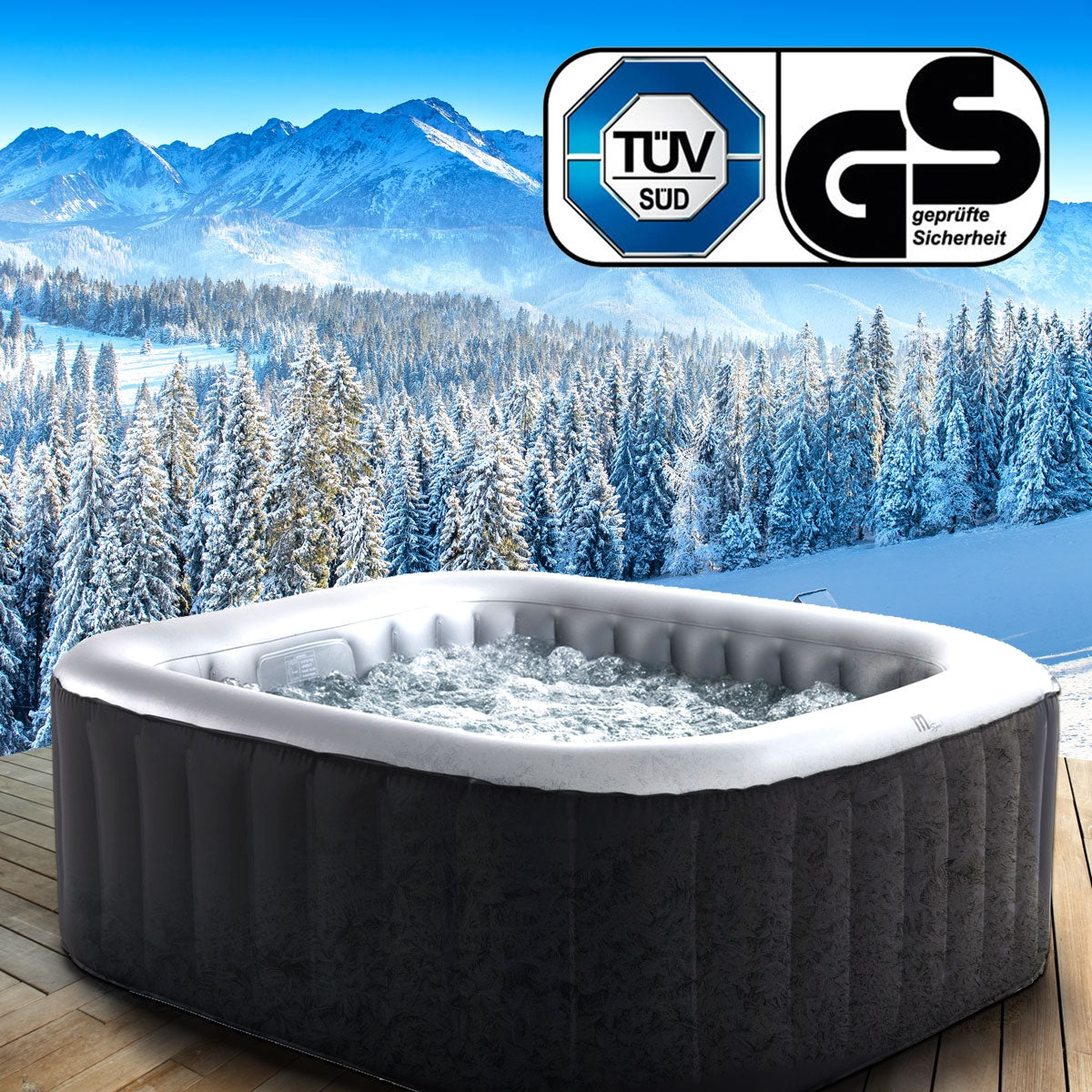 Aufblasbarer Whirlpool MSpa Alpine Delight
