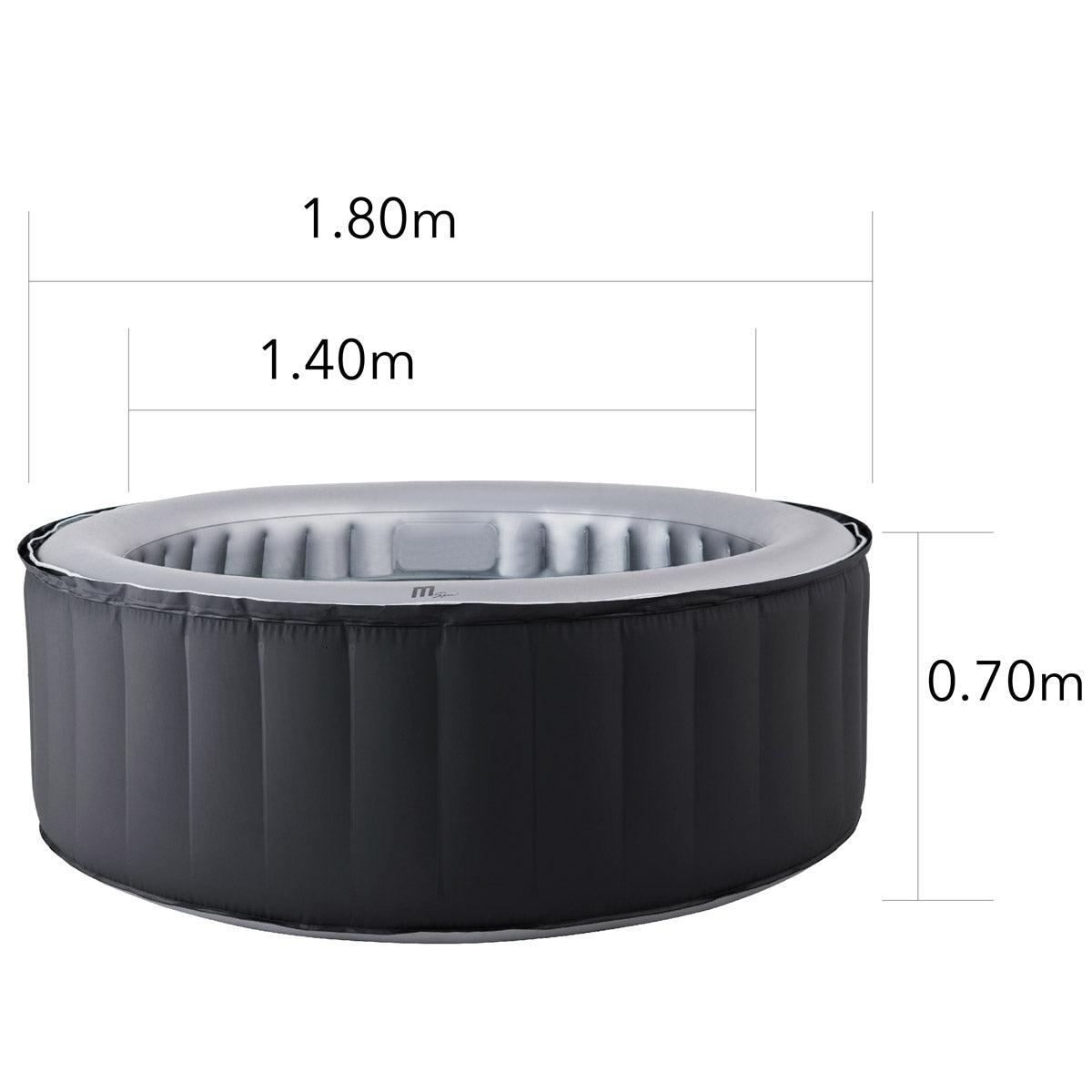 Aufblasbarer Whirlpool MSpa Silver Cloud Delight