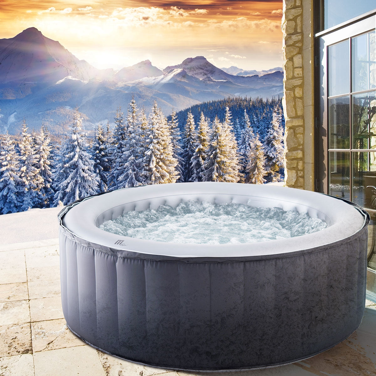 Aufblasbarer Whirlpool MSpa Silver Cloud Delight