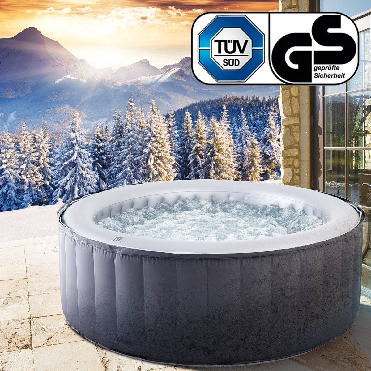 Aufblasbarer Whirlpool MSpa Silver Cloud Delight