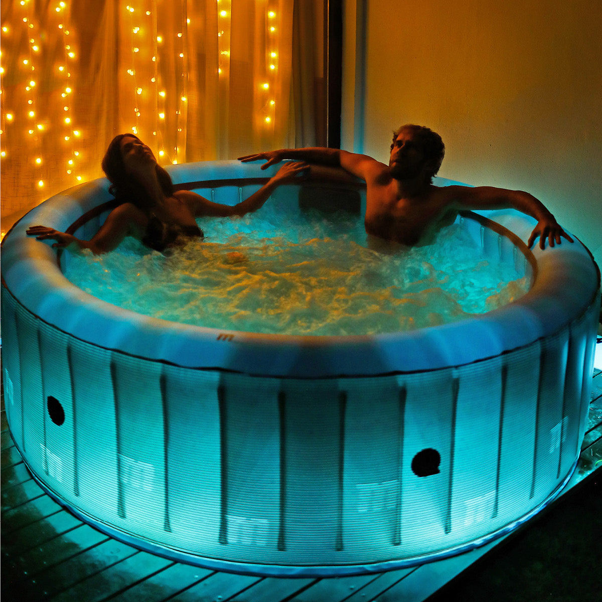 Aufblasbarer Whirlpool MSpa STARRY 6 Personen mit LED