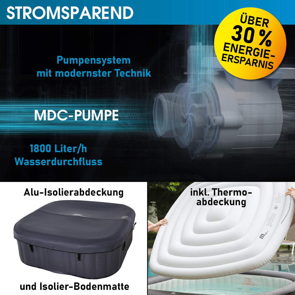 MSpa Whirlpool Otium 6 Personen aufblasbar