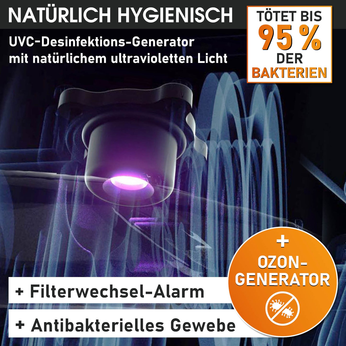 Aufblasbarer Whirlpool MSpa AURORA URBAN 6 Personen mit LED
