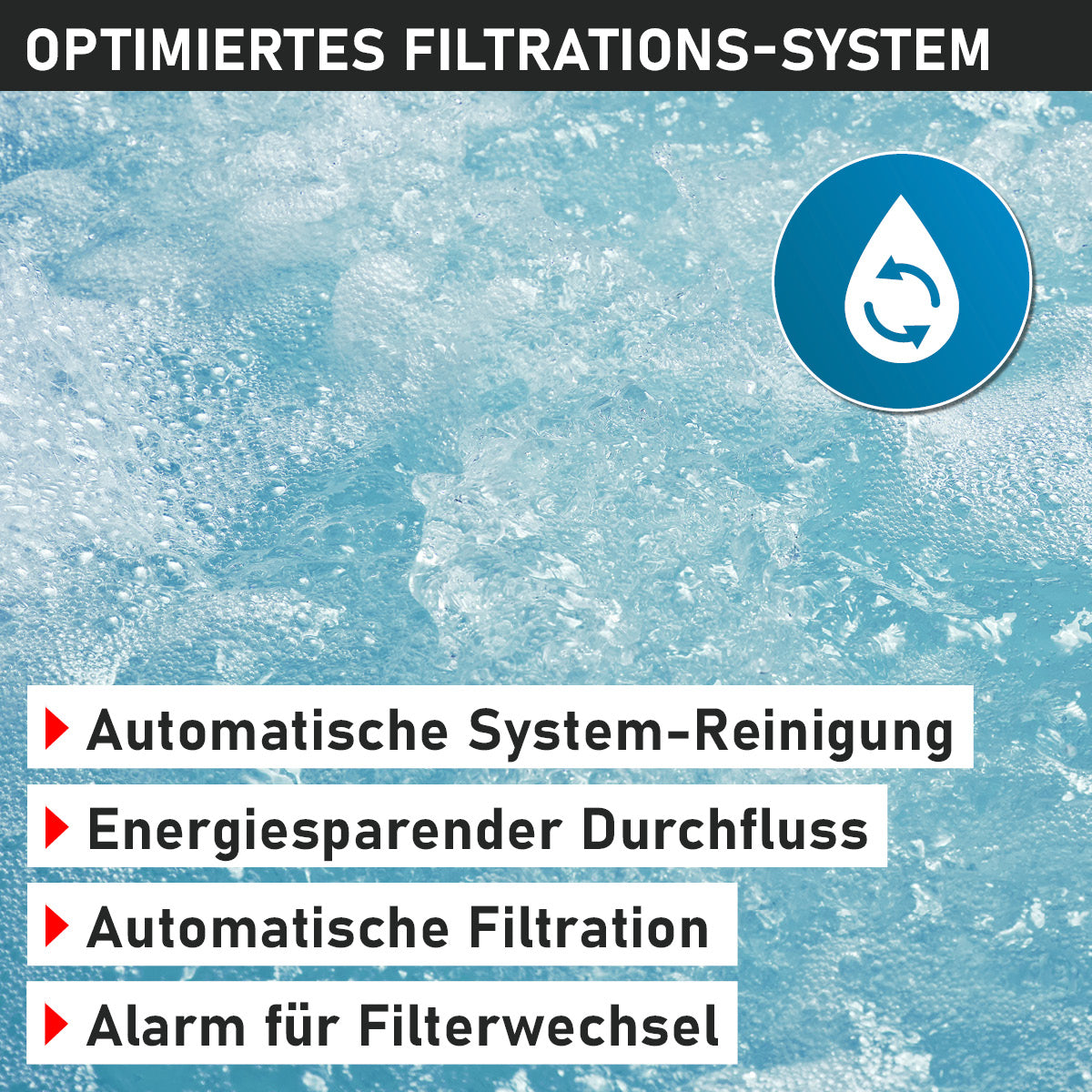 BRAST MSpa Whirlpool AMBER AERO PLUS 6 Personen