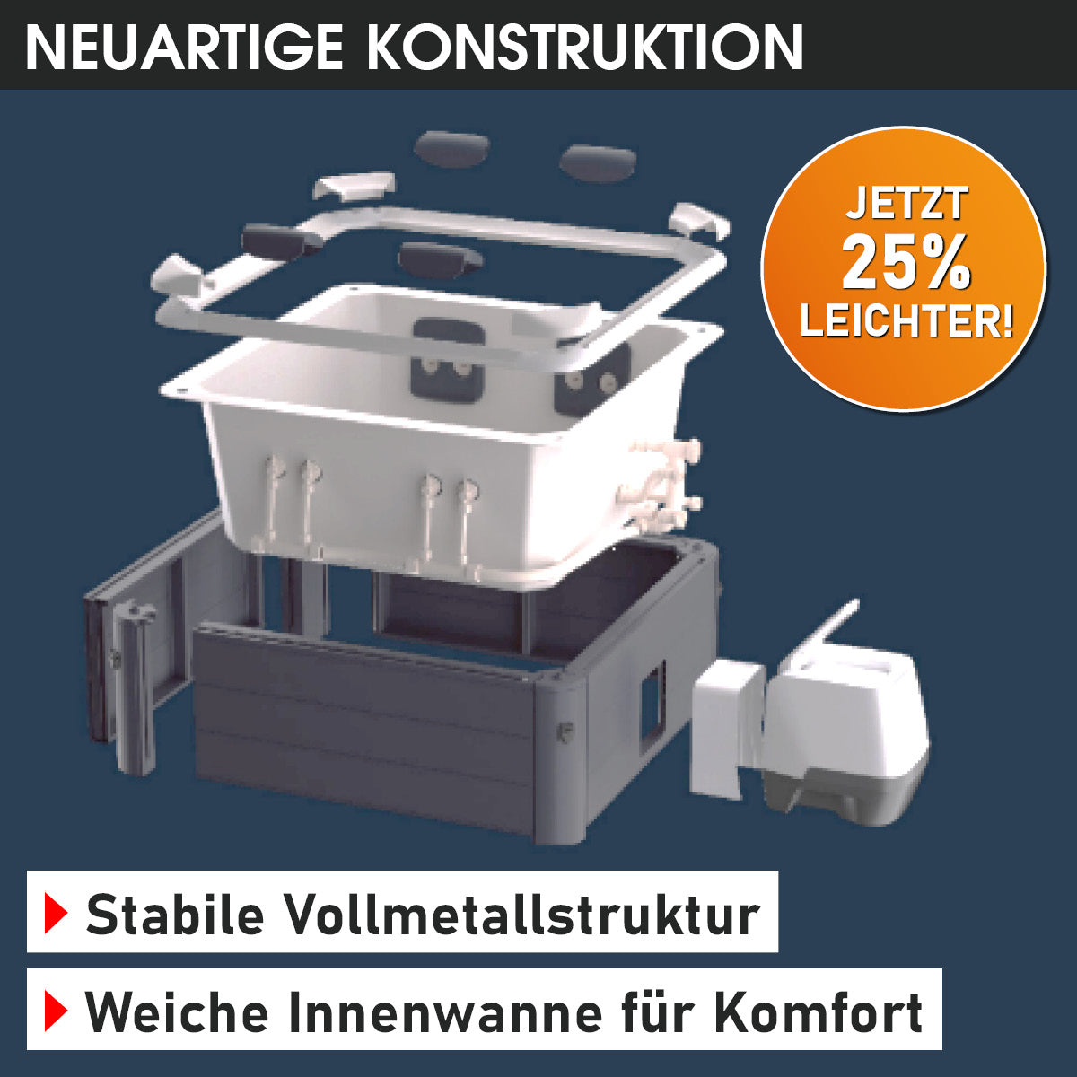 BRAST MSpa Whirlpool AMBER AERO PLUS 6 Personen