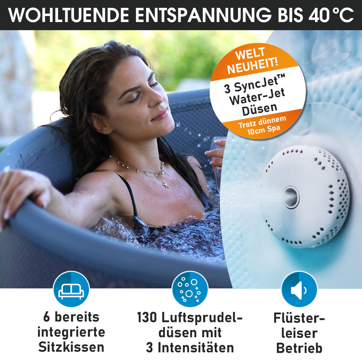 BRAST MSpa Whirlpool COCOON ECO 6 Personen