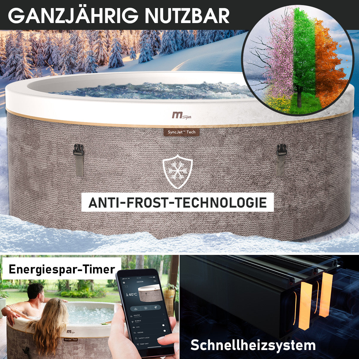 BRAST MSpa Whirlpool COCOON ECO 6 Personen