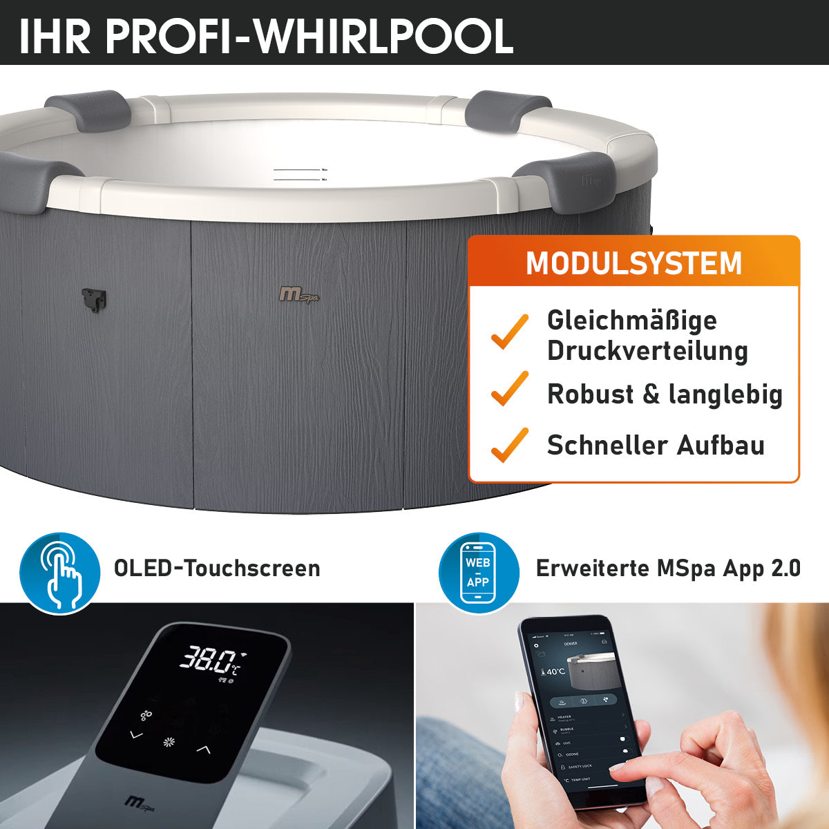 BRAST MSpa Whirlpool DENVER 6 Personen