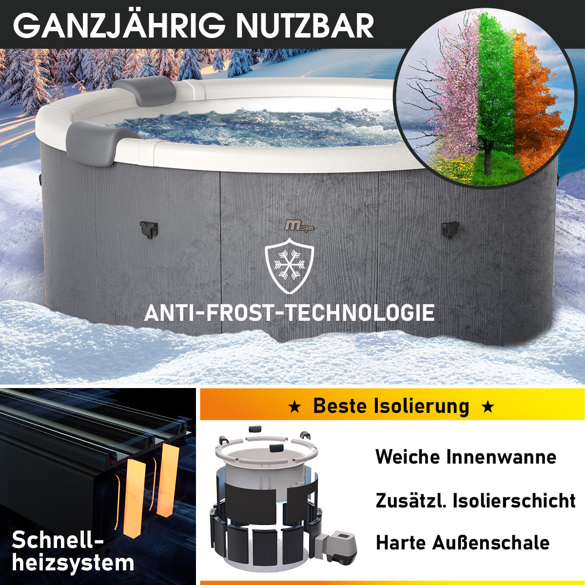 BRAST MSpa Whirlpool DENVER 6 Personen