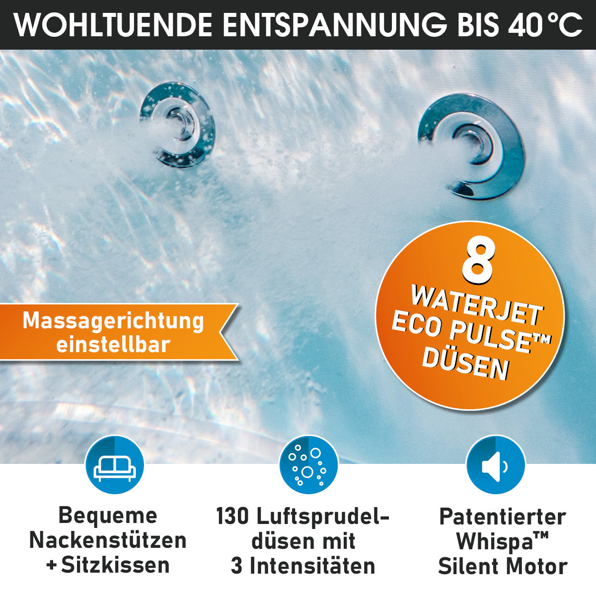 BRAST MSpa Whirlpool ROVA 6 Personen