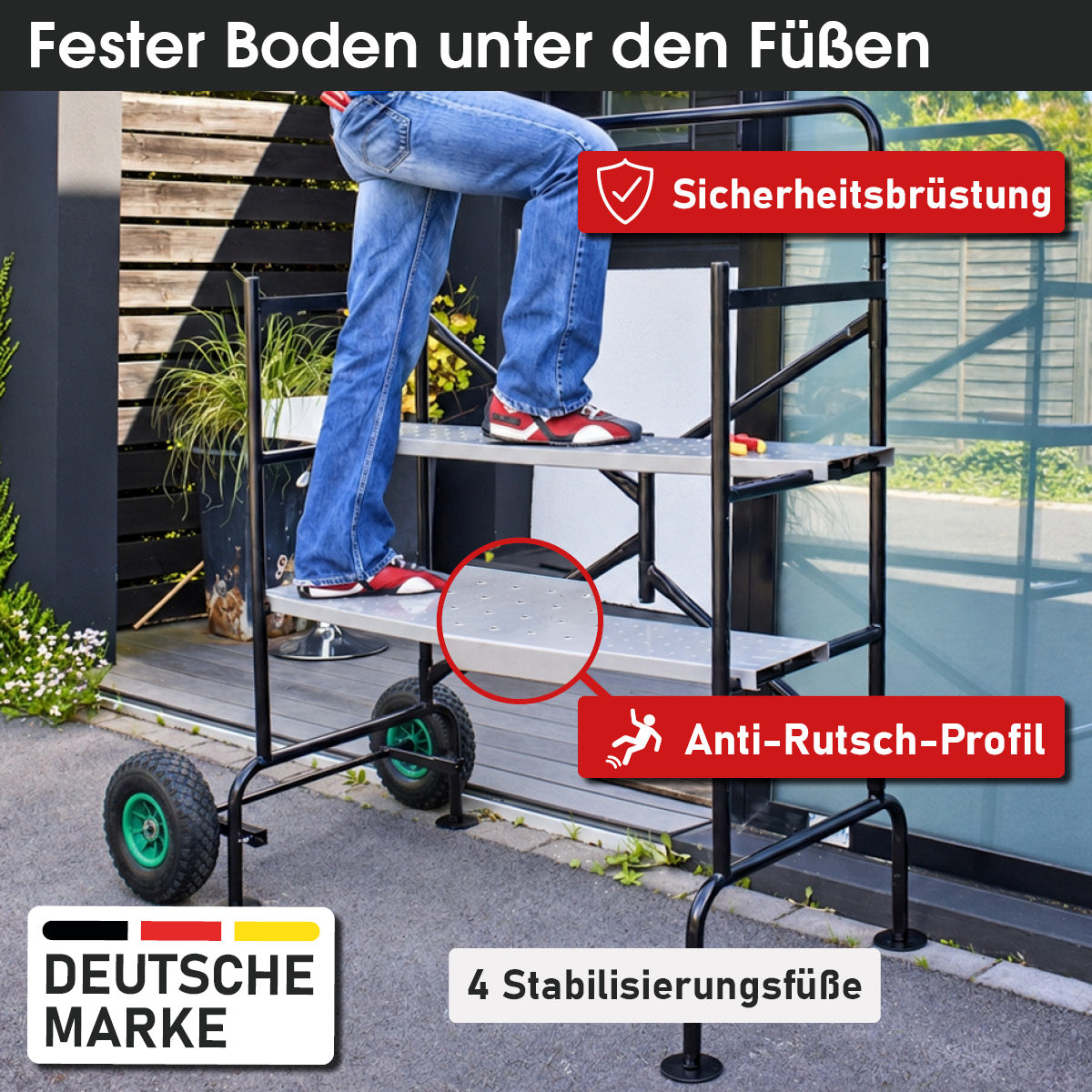 BRAST mobiles Arbeitsgerüst auf Rädern
