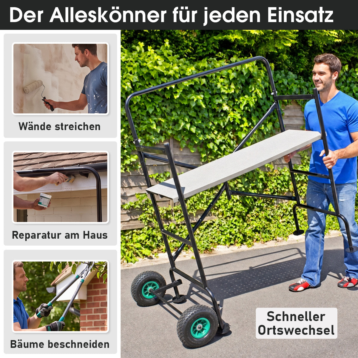 BRAST mobiles Arbeitsgerüst auf Rädern