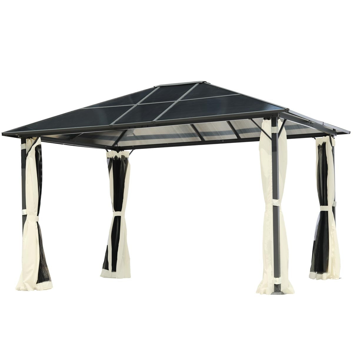 Alu Pavillon SUMMERTIME 3x4m inkl. Moskitonetz