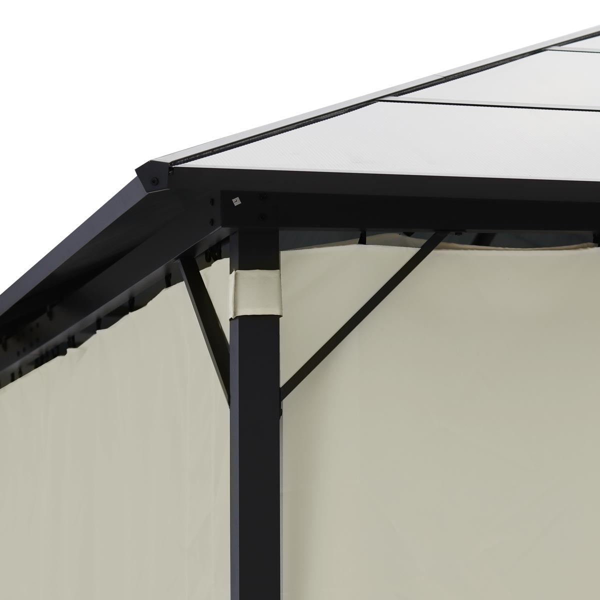 Alu Pavillon SUMMERTIME 3x4m inkl. Moskitonetz