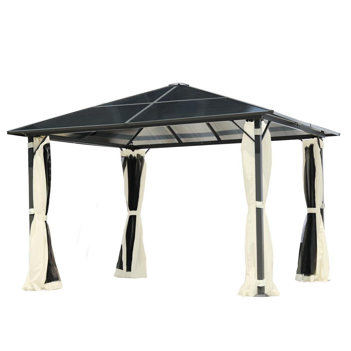 Alu Pavillon SUMMERTIME 3x3m inkl. Moskitonetz