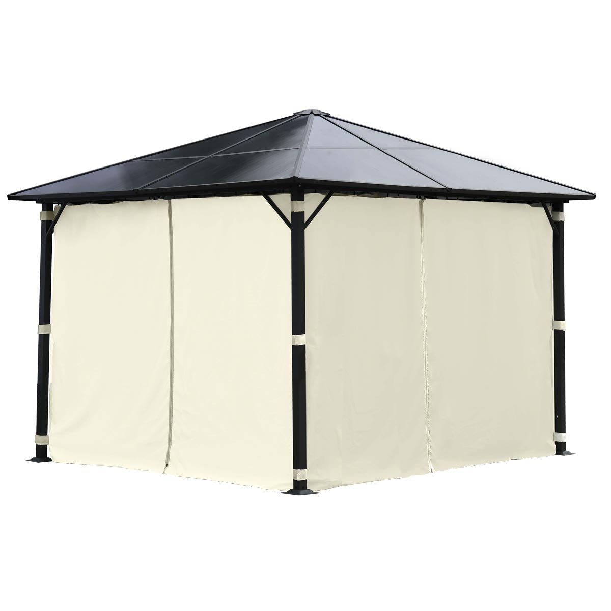 Alu Pavillon SUMMERTIME 3x3m inkl. Moskitonetz