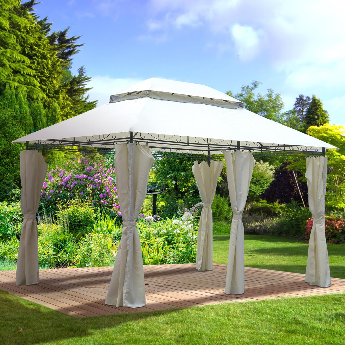Pavillon EASINESS 3x4 beige