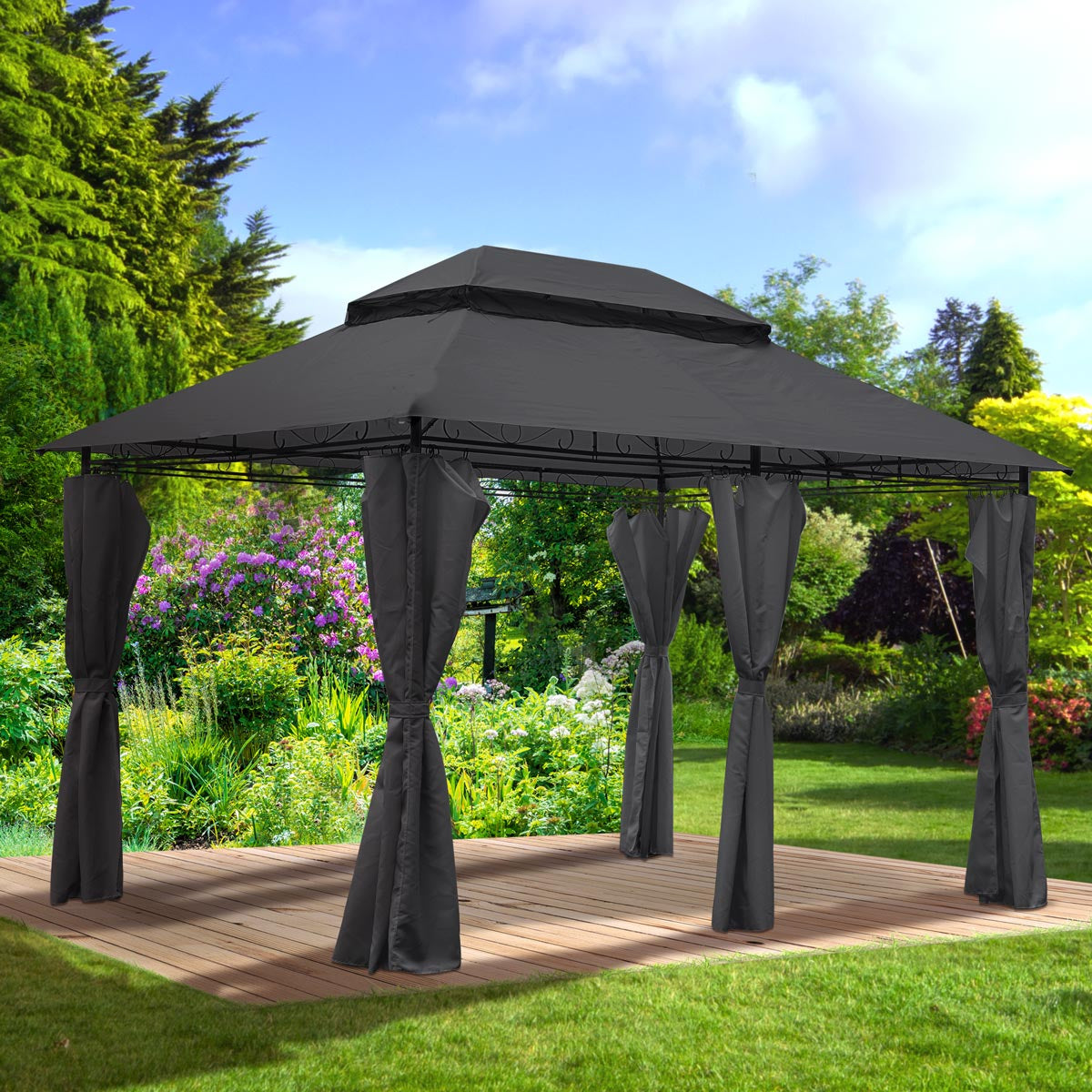 Pavillon EASINESS 3x4m anthrazit