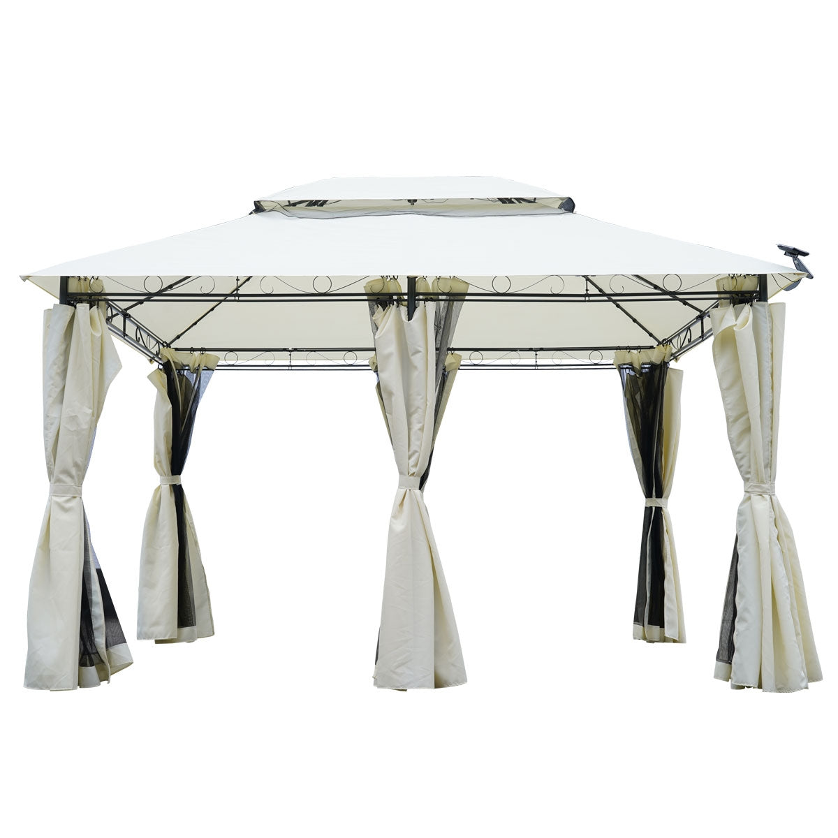 Pavillon EASINESS 3x4m beige inkl. Moskitonetz