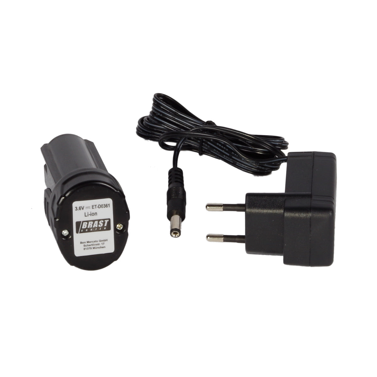 BRAST Akku Li-Ion 3in1 Gras- und Strauchscheren-Set