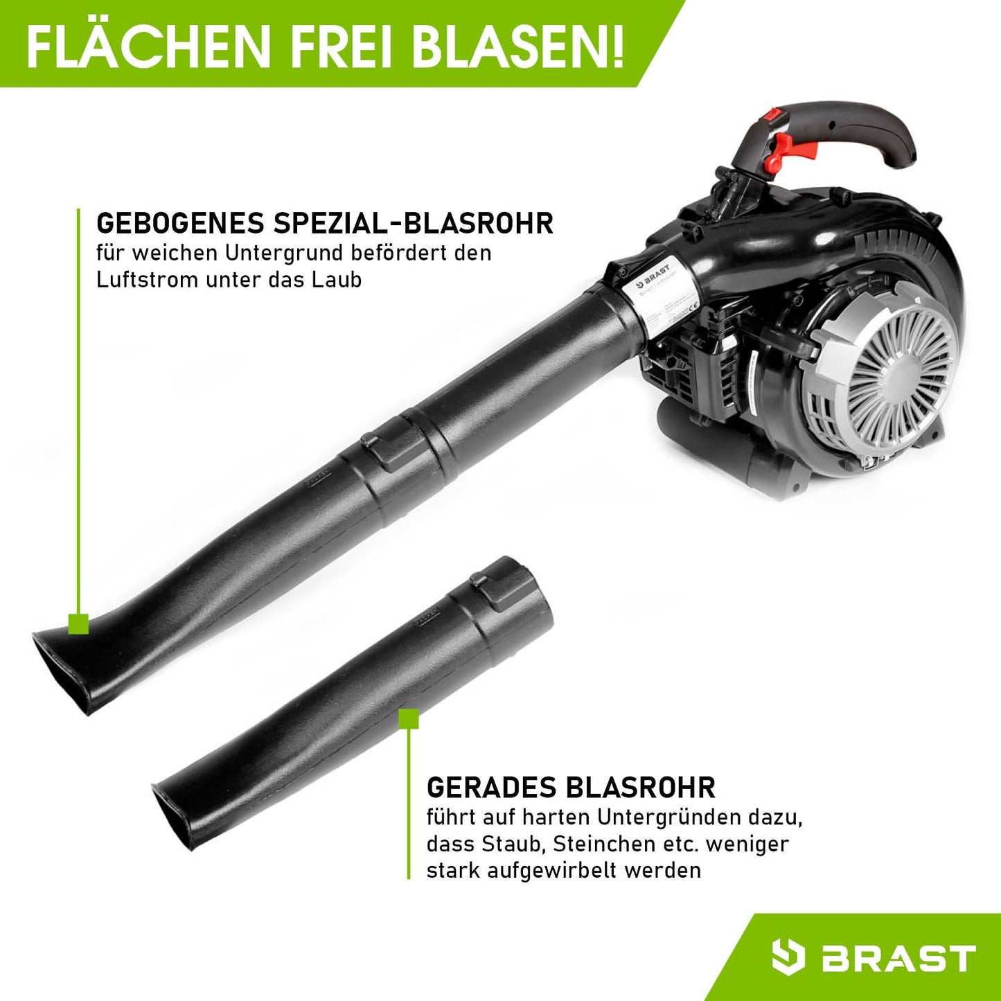 BRAST Benzin Laubsauger / Laubbläser 3000