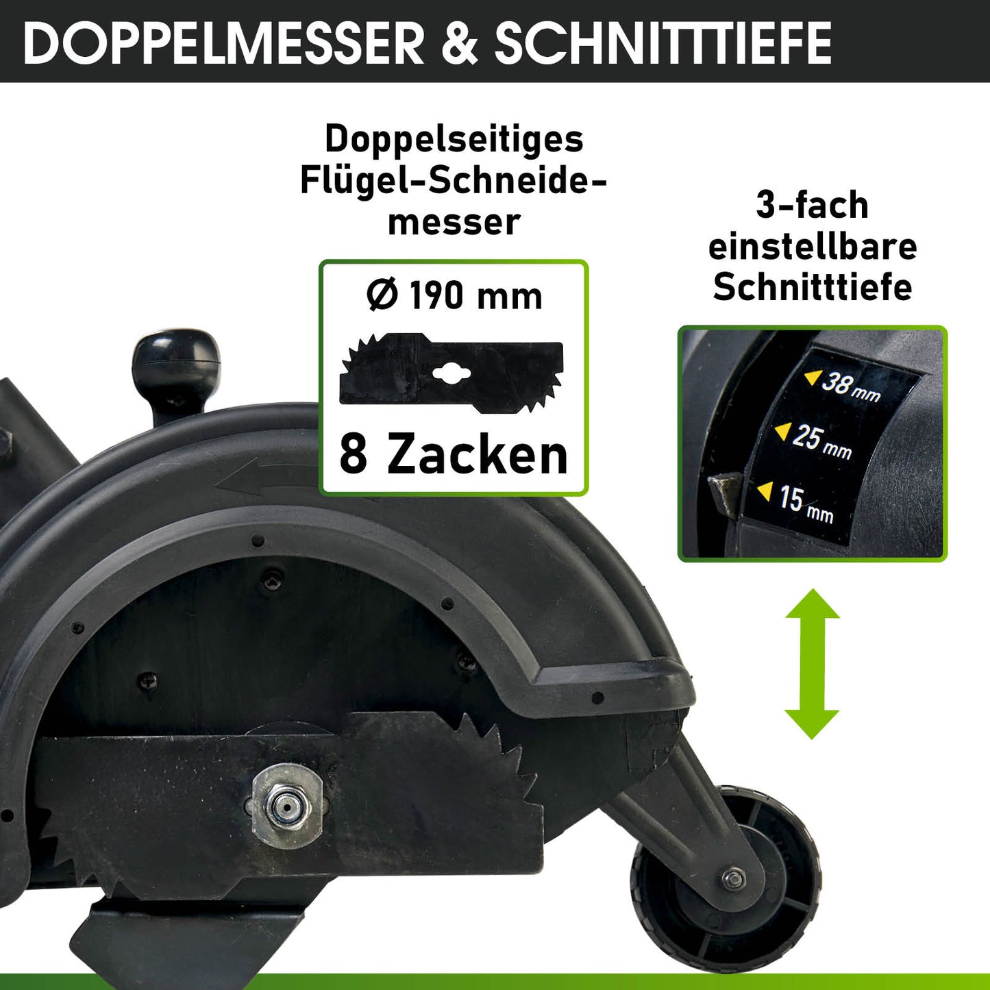 BRAST elektrischer  Rasenkantenschneider 1400+