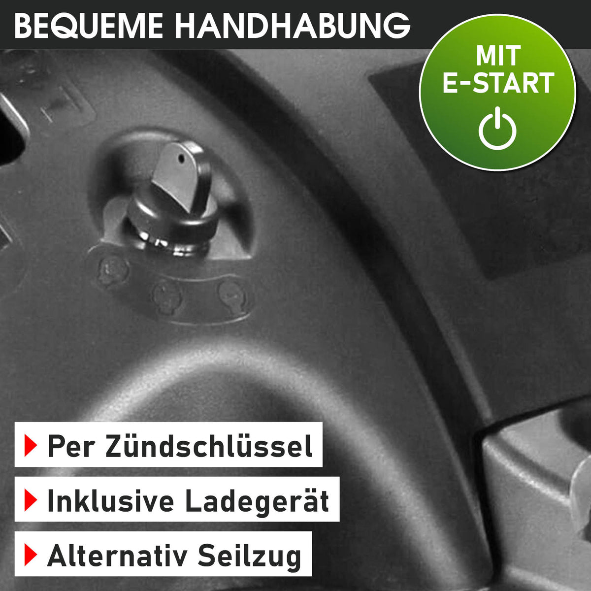 BRAST Benzin Aufsitzmäher 61196 ESTART