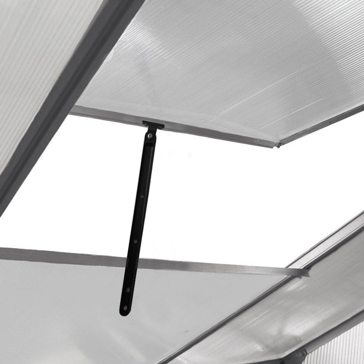 BRAST Aluminium-Gewächshaus 250x190x195 Anthrazit