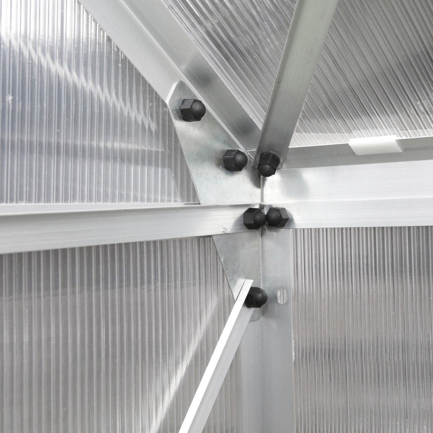 Aluminium Gewächshaus 250x190x195
