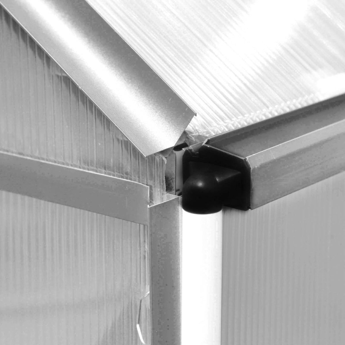 Aluminium-Gewächshaus 430x250x205