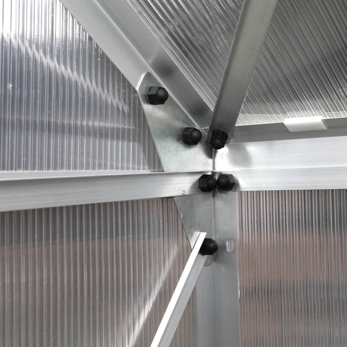 Aluminium-Gewächshaus 430x250x205