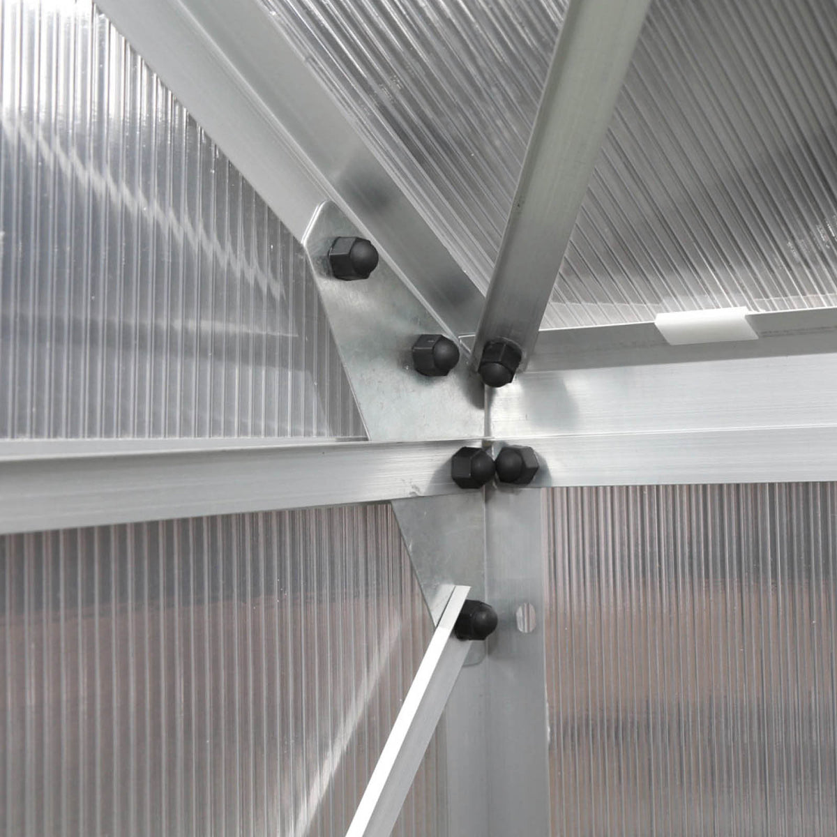 Aluminium-Gewächshaus 380x250x205