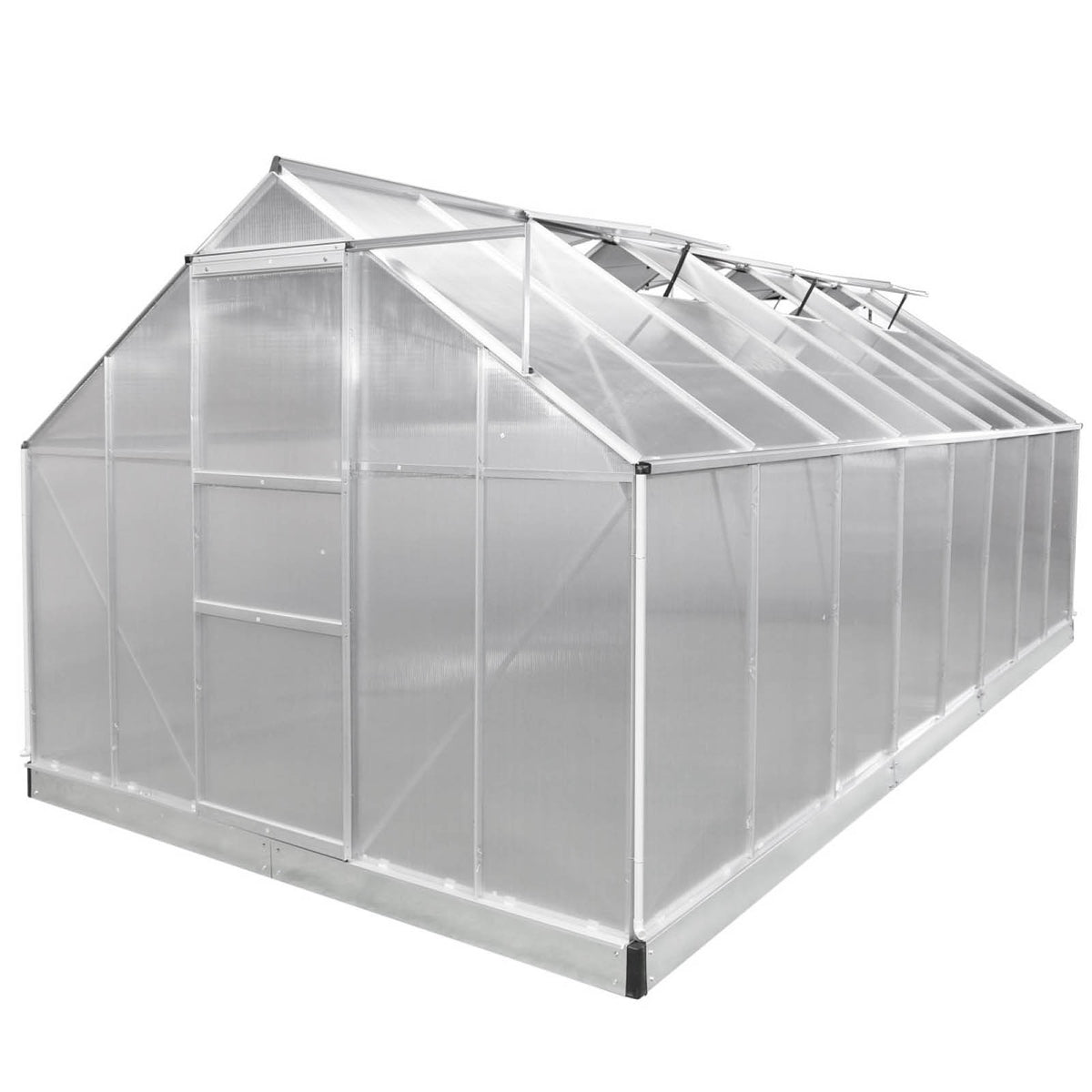 Aluminium-Gewächshaus 490x250x205