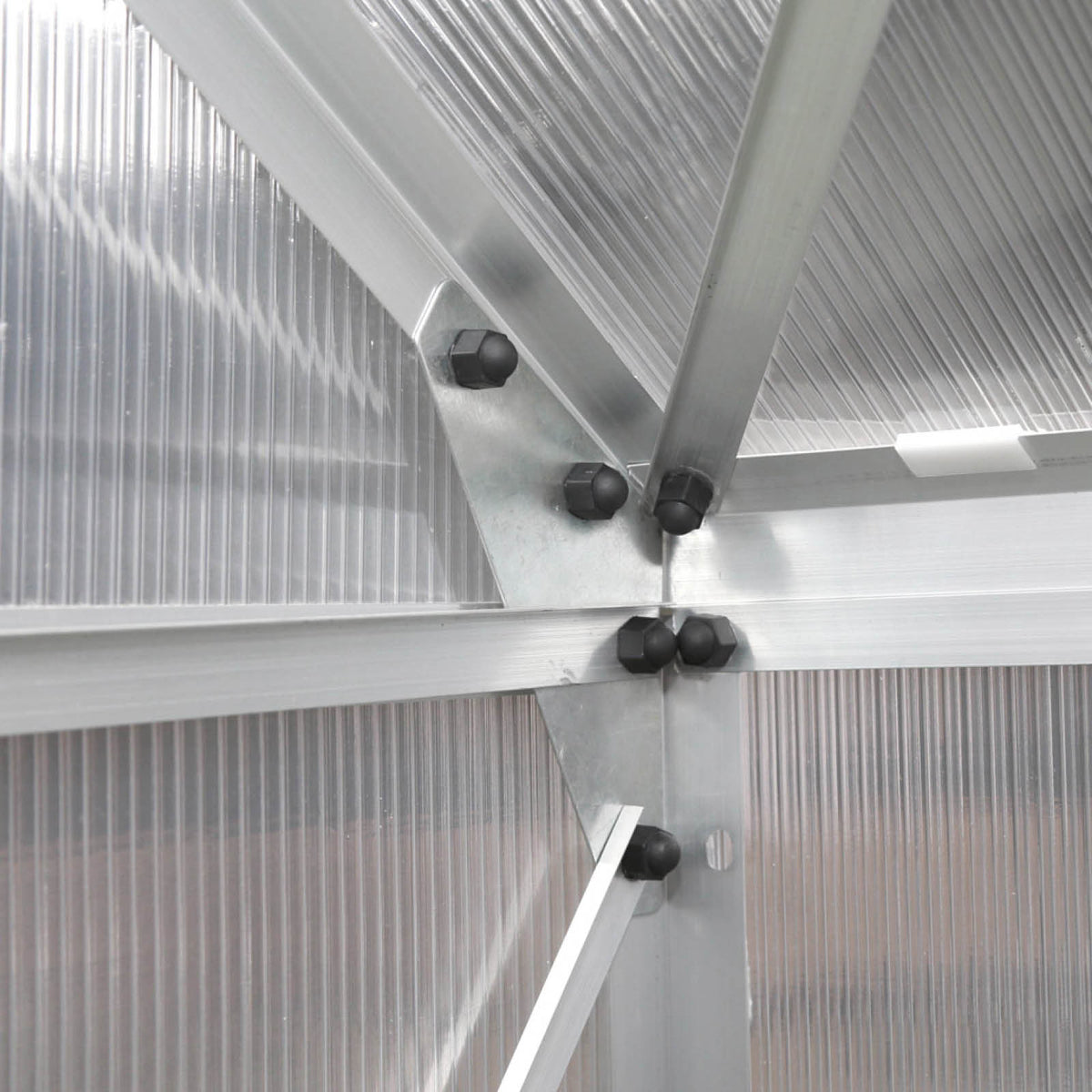 Aluminium-Gewächshaus 490x250x205