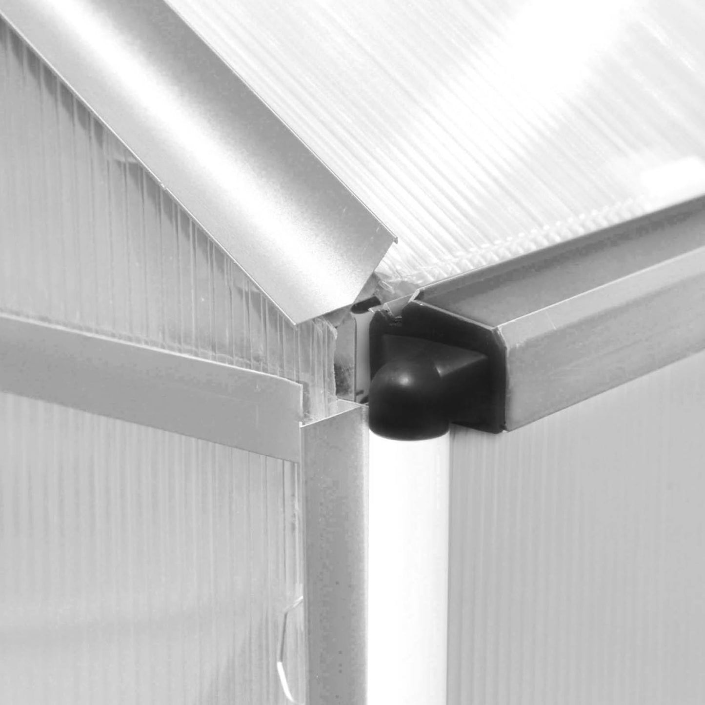 Aluminium-Gewächshaus 430x250x235