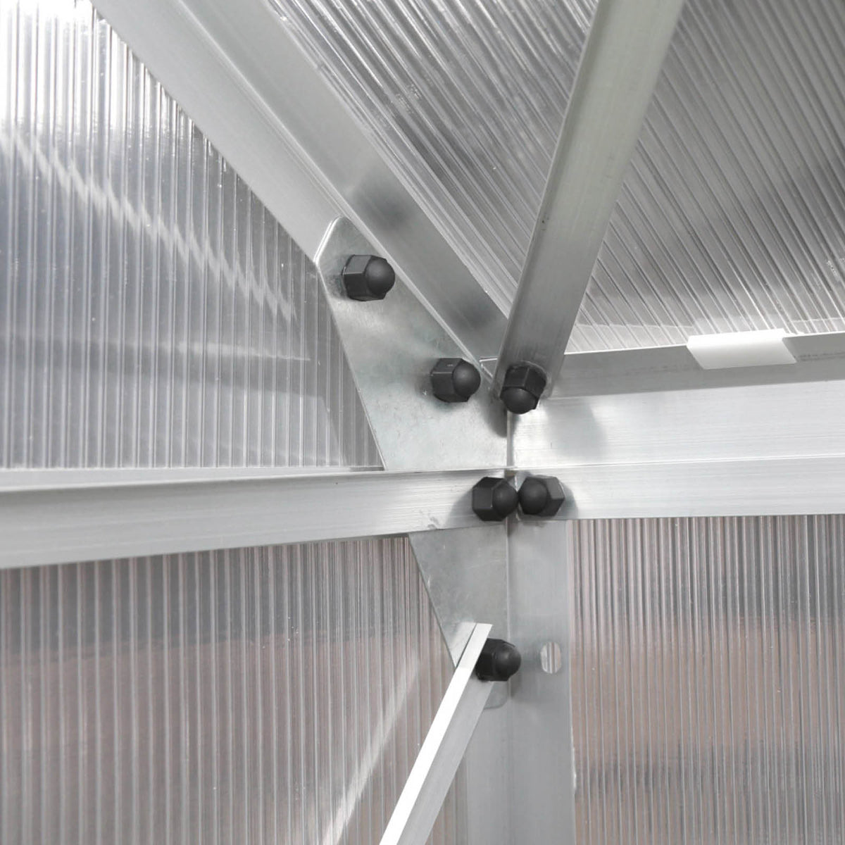 Aluminium-Gewächshaus 250x250x205