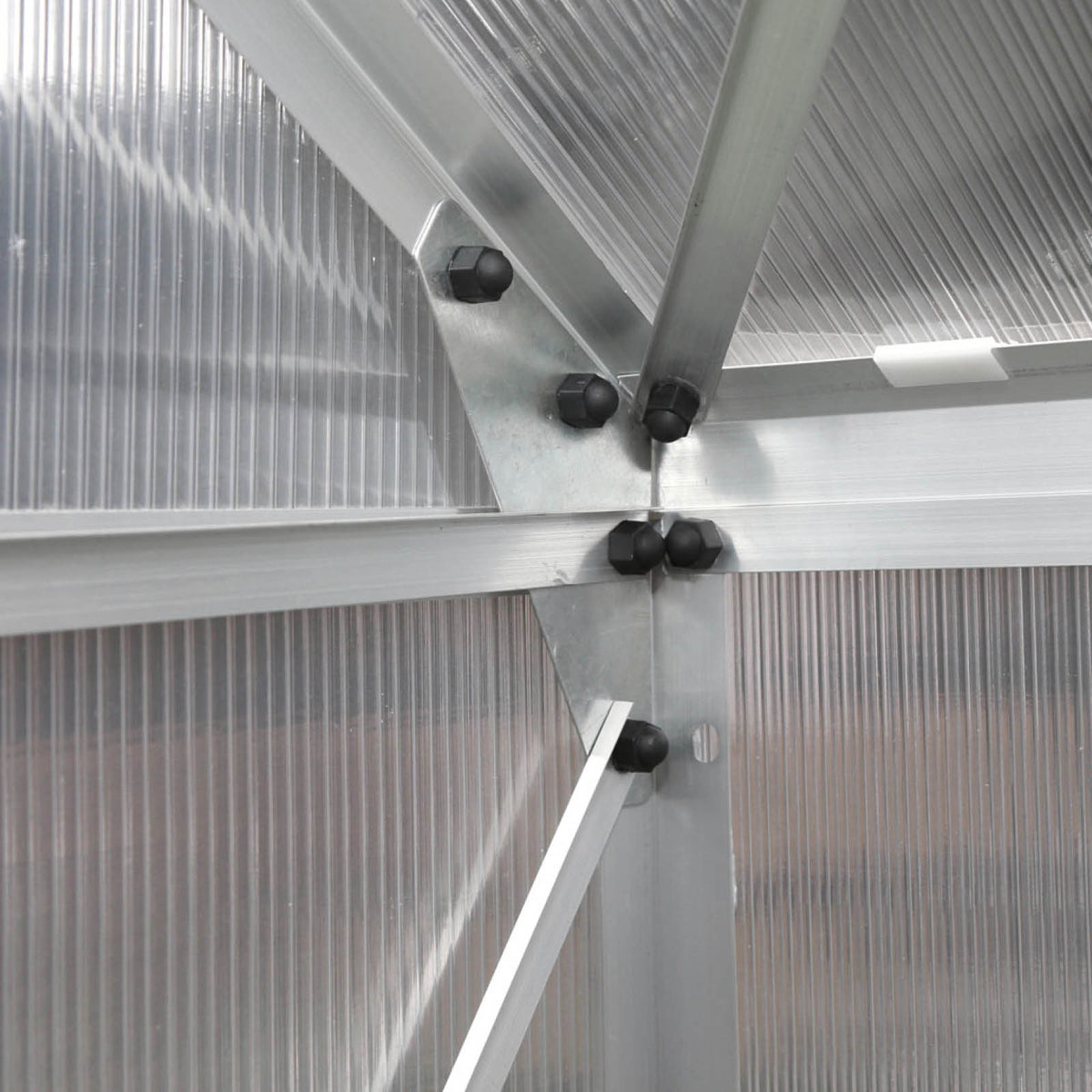 BRAST Aluminium-Gewächshaus 380x250x235