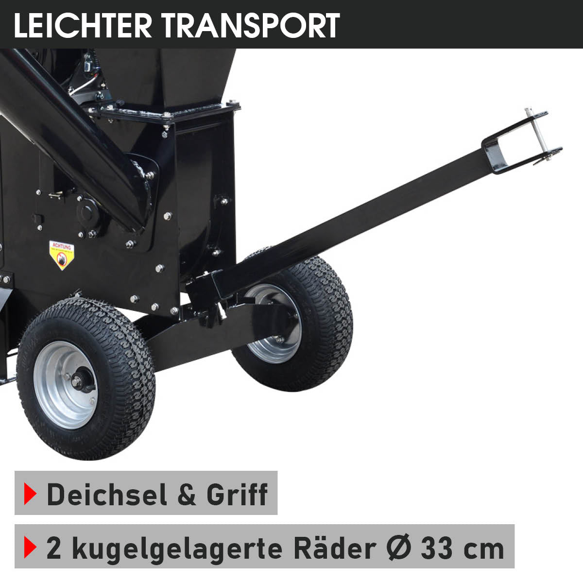 BRAST Benzin Häcksler 1500