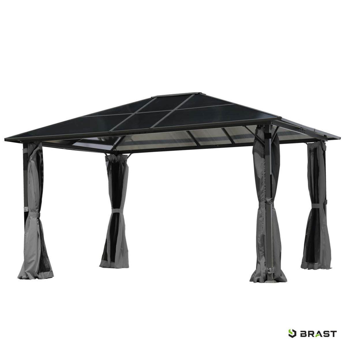 Alu-Pavillon Summerdream 3x4m grau