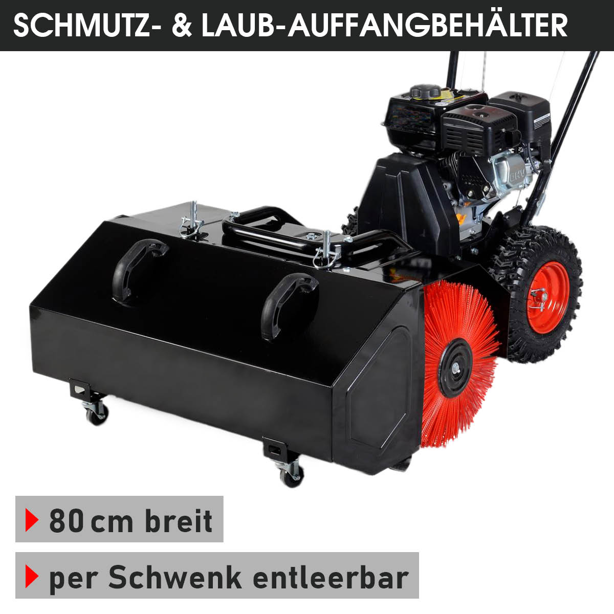 BRAST Benzin Kehrmaschine 4in1 4100 ESTART