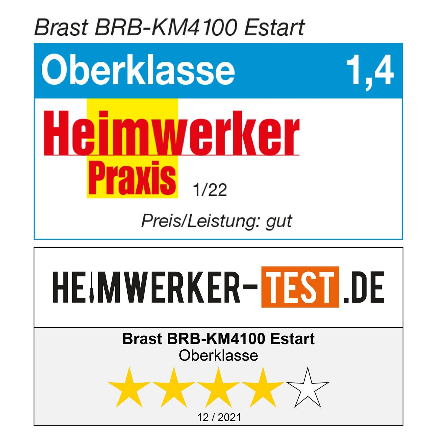 BRAST Benzin Kehrmaschine 4in1 4100 ESTART