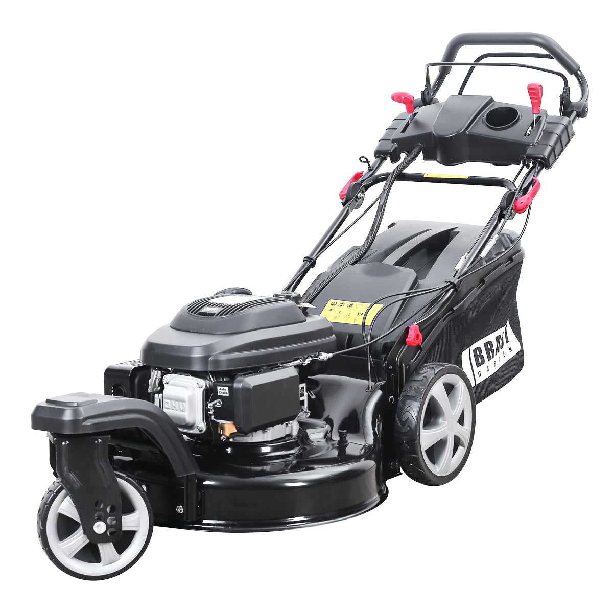 BRAST Benzin Rasenmäher 21196 Trike ESTART SPEED