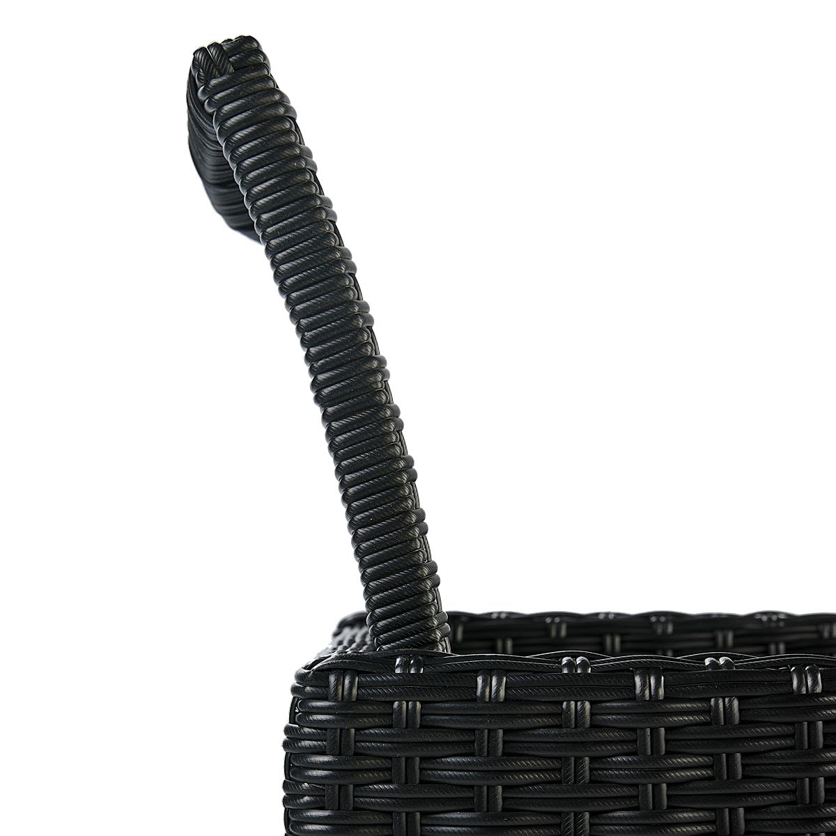 Polyrattan Essgruppe CAMOUFLAGE DELUXE 9tlg schwarz