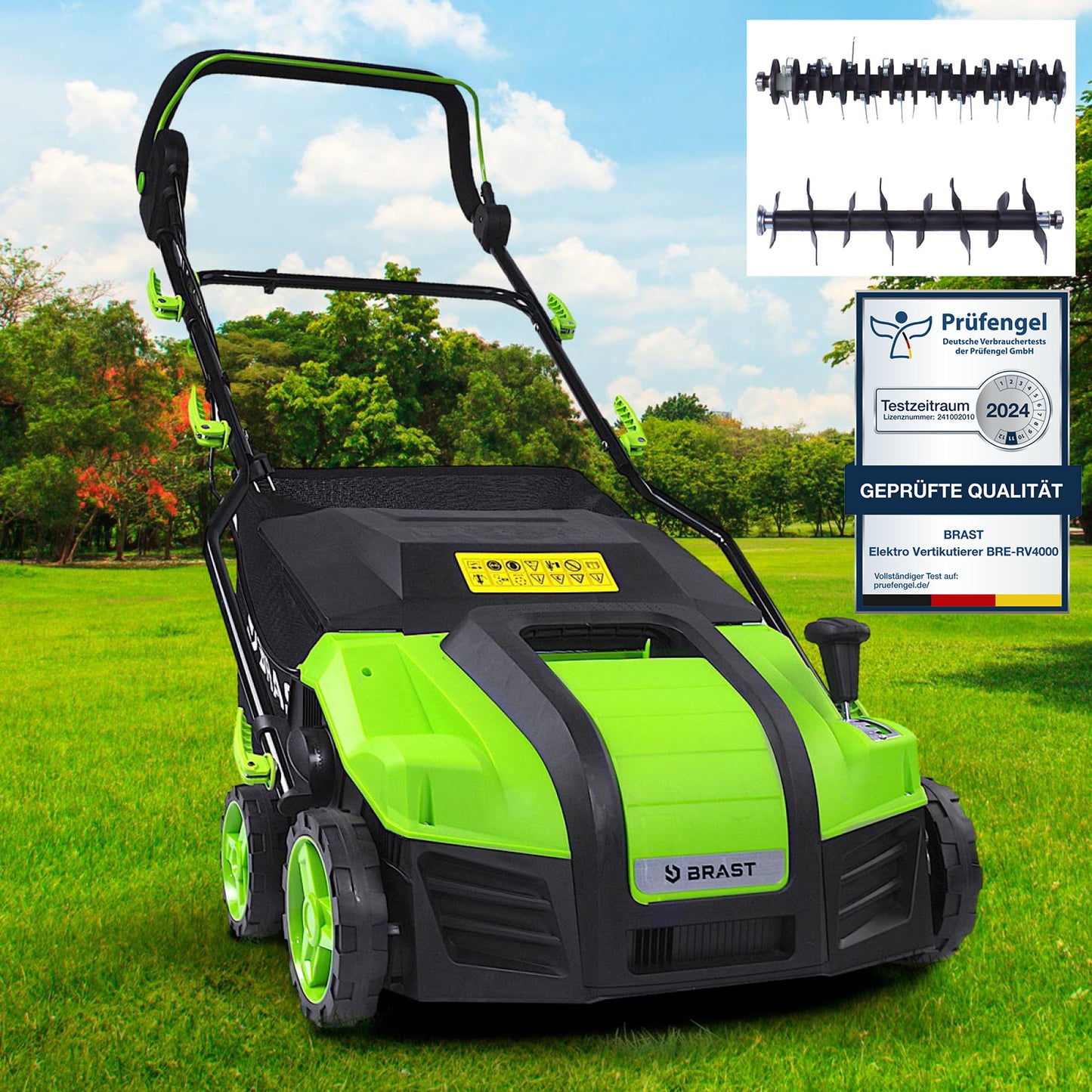 BRAST Elektro 2in1 Vertikutierer 4000
