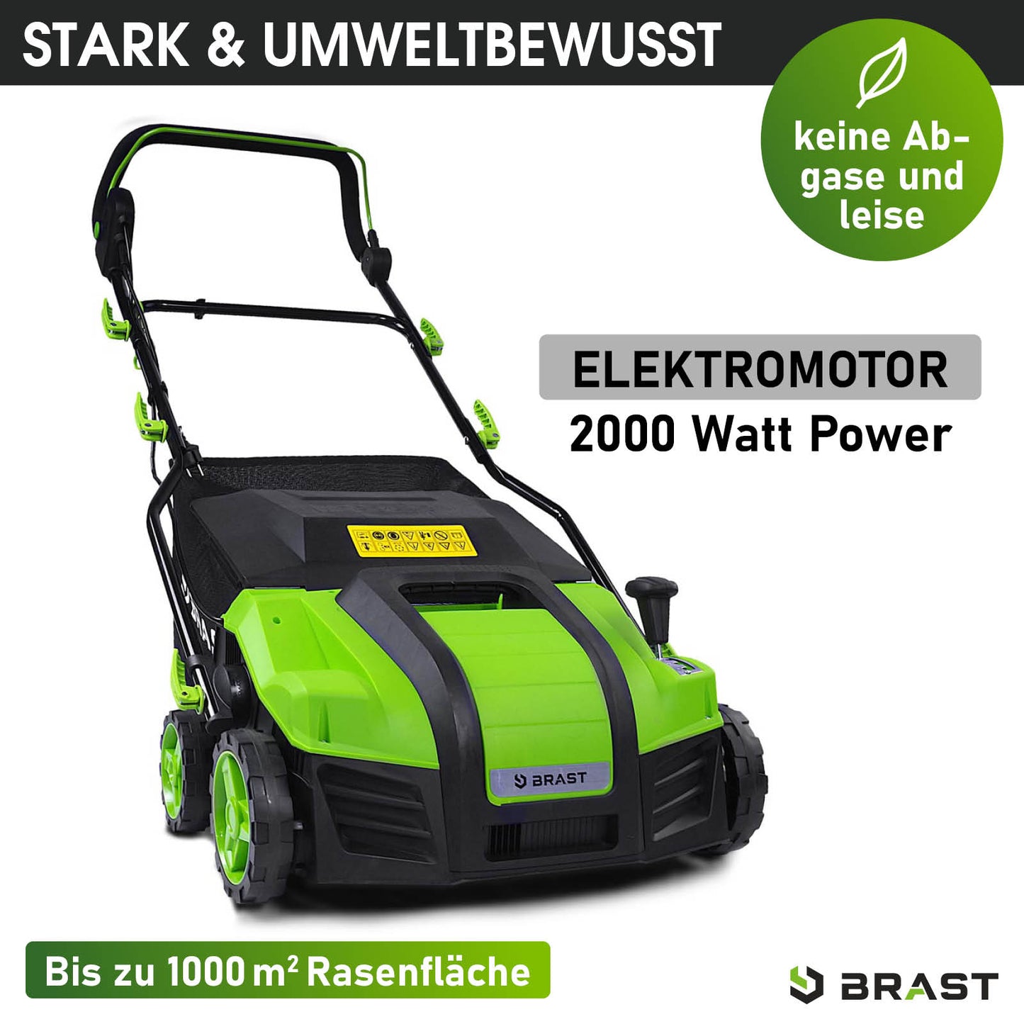 BRAST Elektro 2in1 Vertikutierer 4000