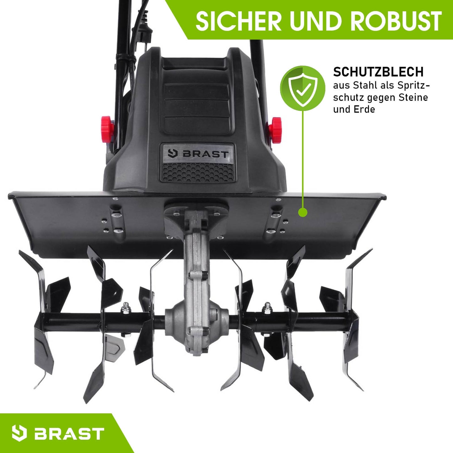 BRAST Elektro Motorhacke 1500L