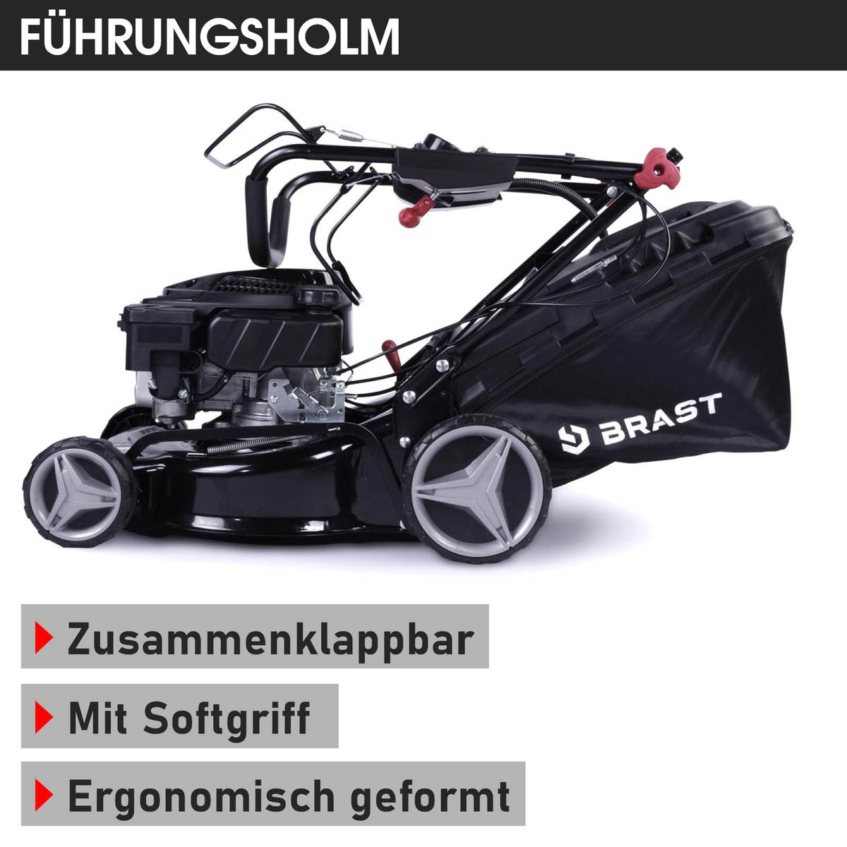 BRAST Benzin Rasenmäher 16145 ESTART