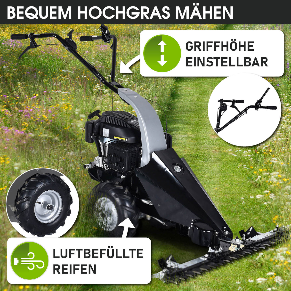 BRAST Benzin Balkenmäher 38200