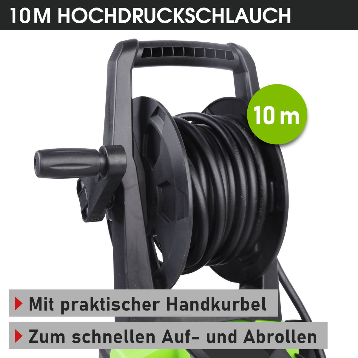 BRAST Hochdruckreiniger 2400 Watt 180bar Arbeitsdruck