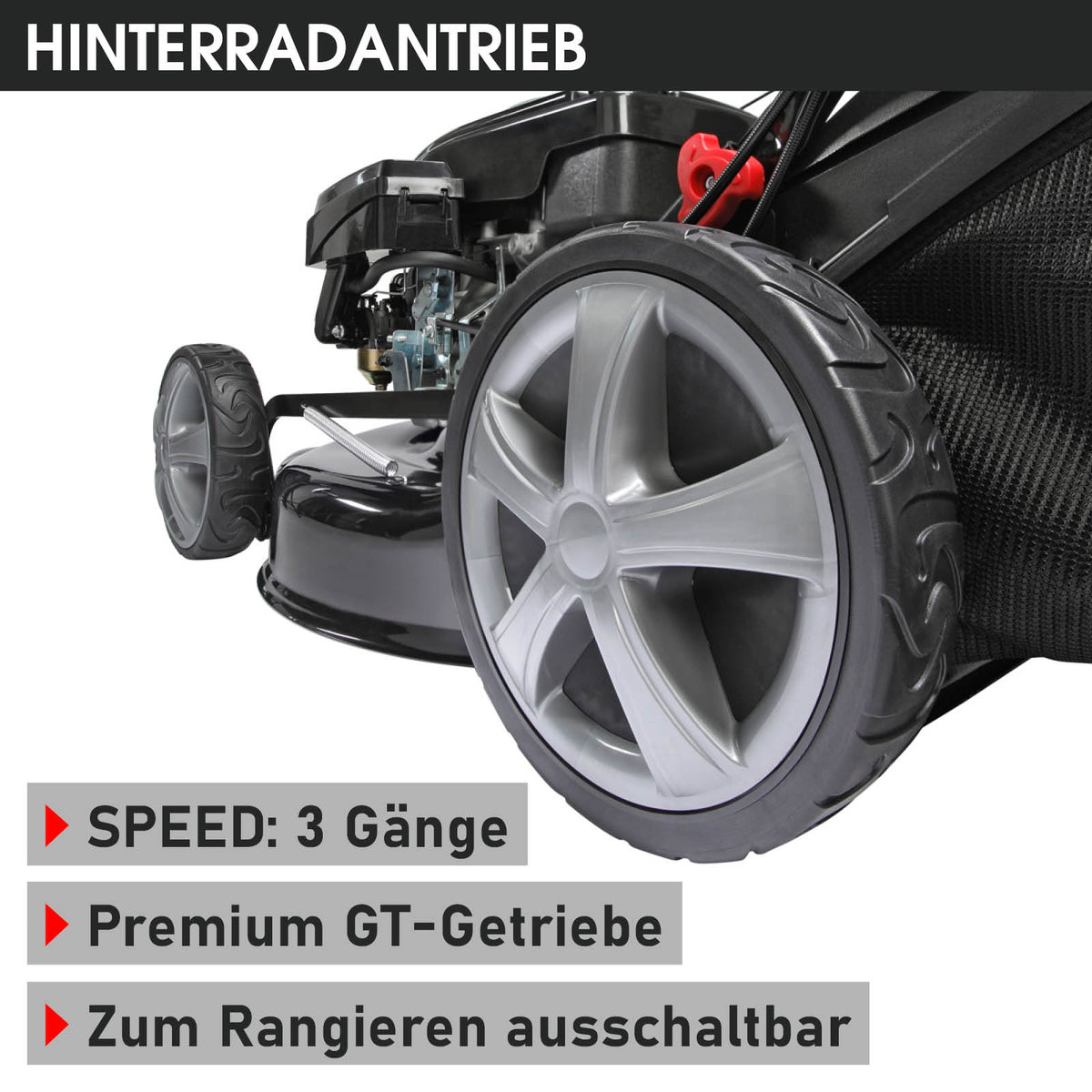 BRAST Benzin Rasenmäher 18170 ESTART SPEED